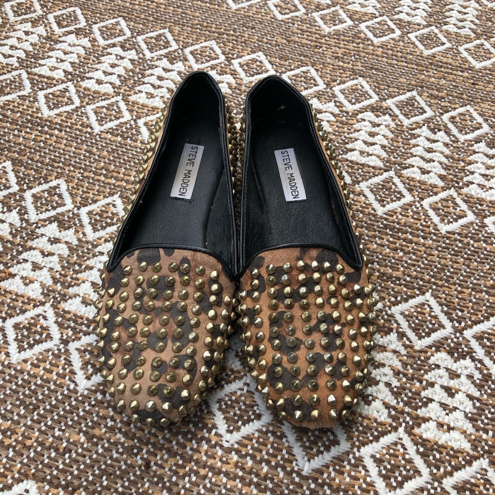 Steve Madden studded flats